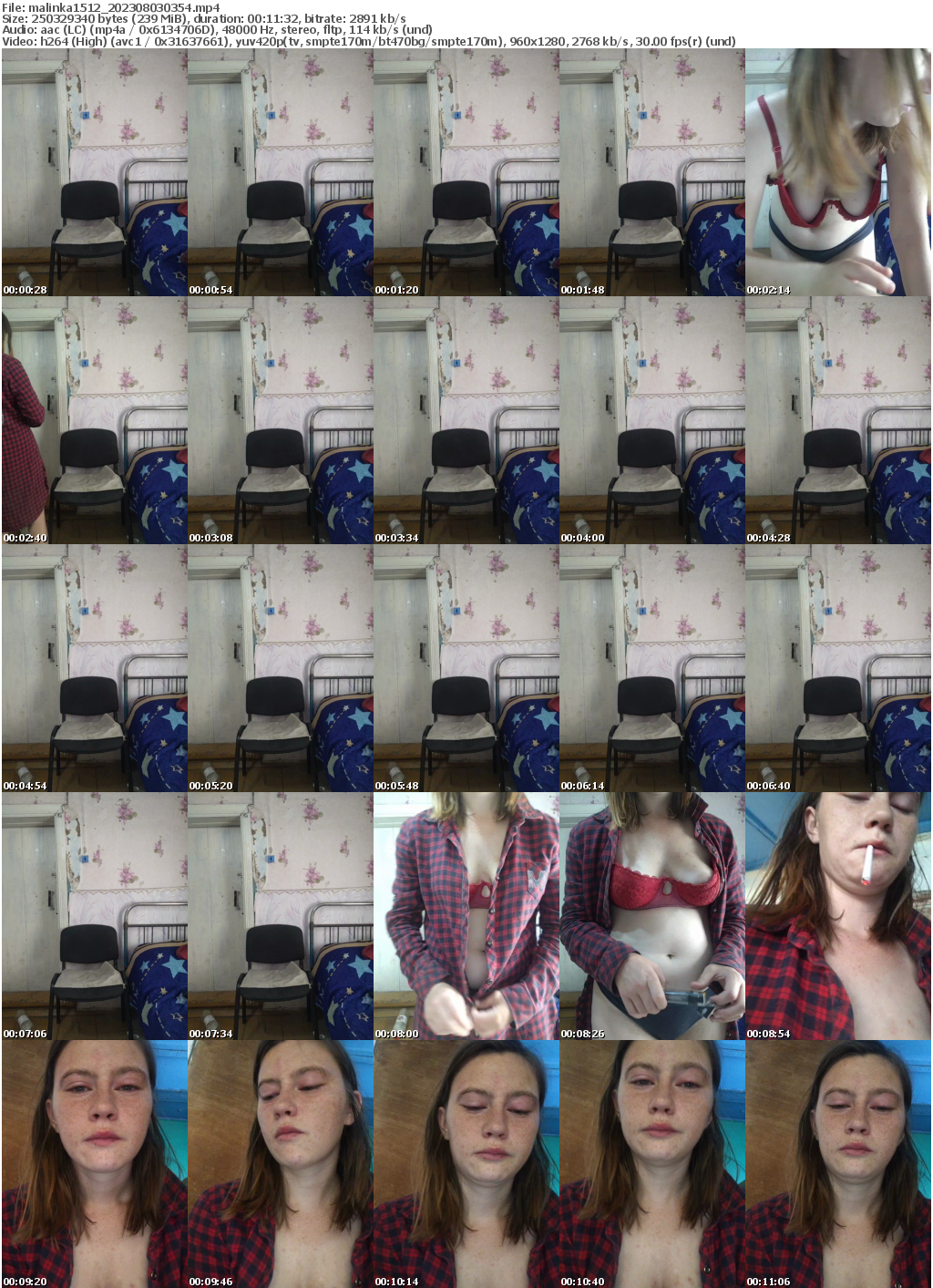 Preview thumb from malinka1512 on 2023-08-03 @ bongacams