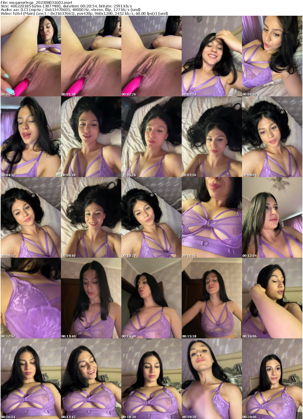 Preview thumb from meganortega on 2023-08-03 @ bongacams