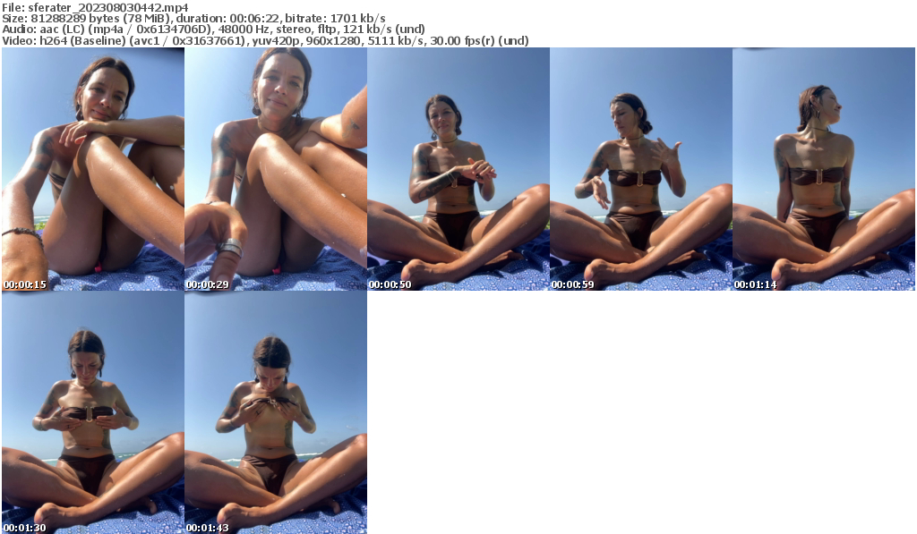 Preview thumb from sferater on 2023-08-03 @ bongacams