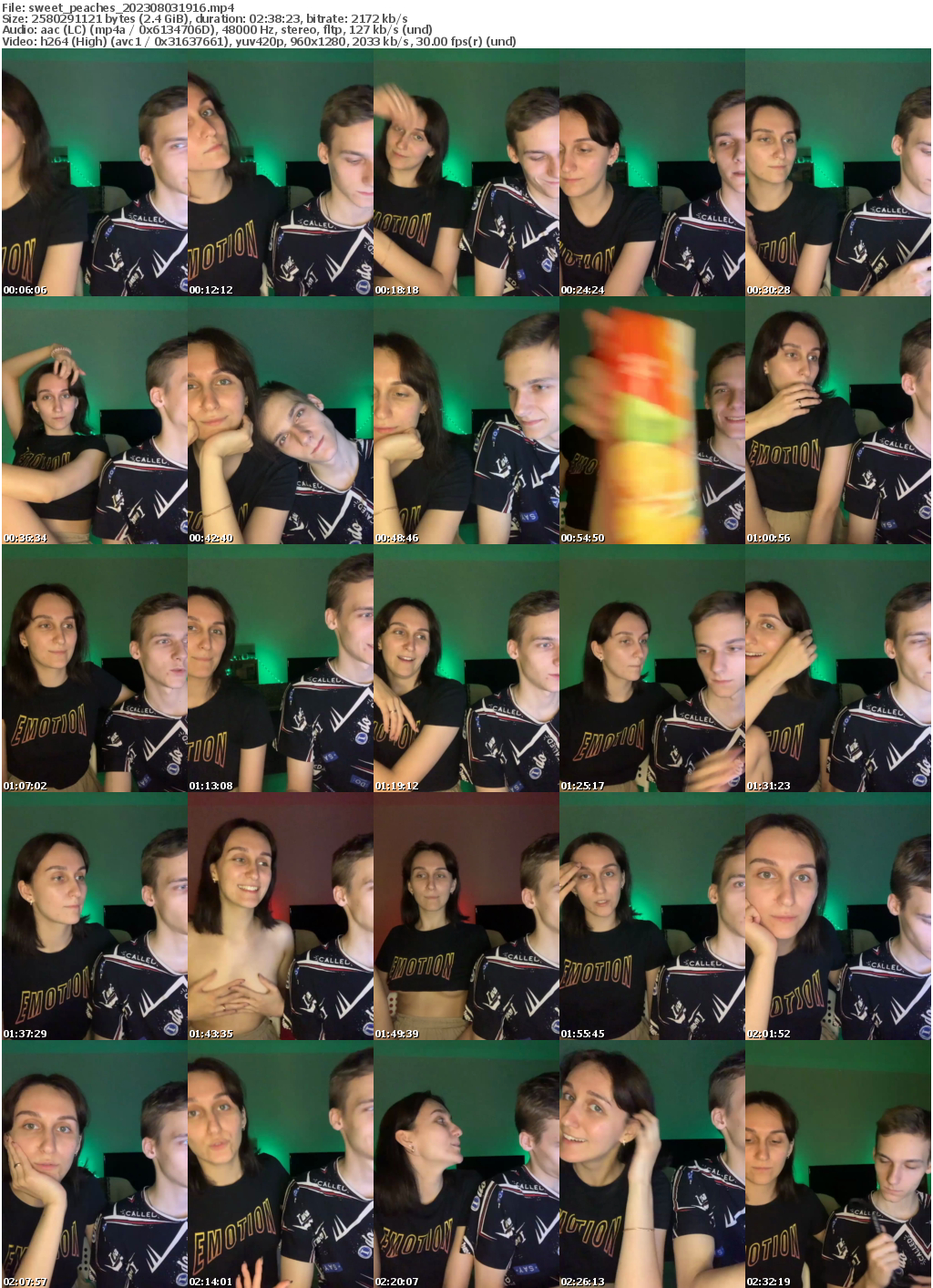 Preview thumb from sweet_peaches on 2023-08-03 @ bongacams