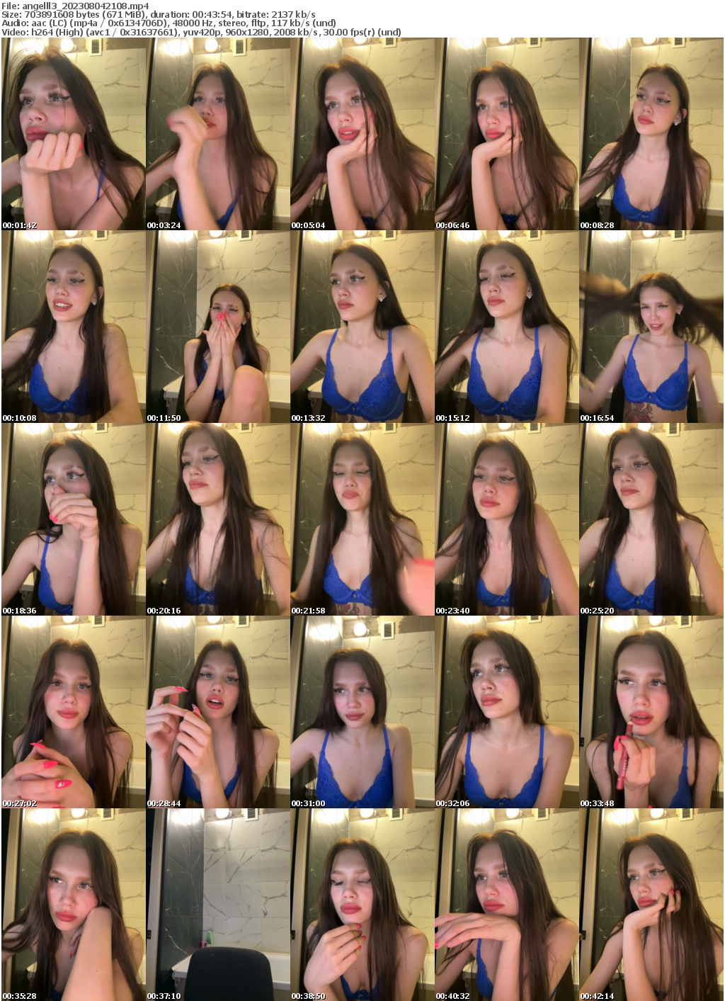 Preview thumb from angelll3 on 2023-08-04 @ bongacams