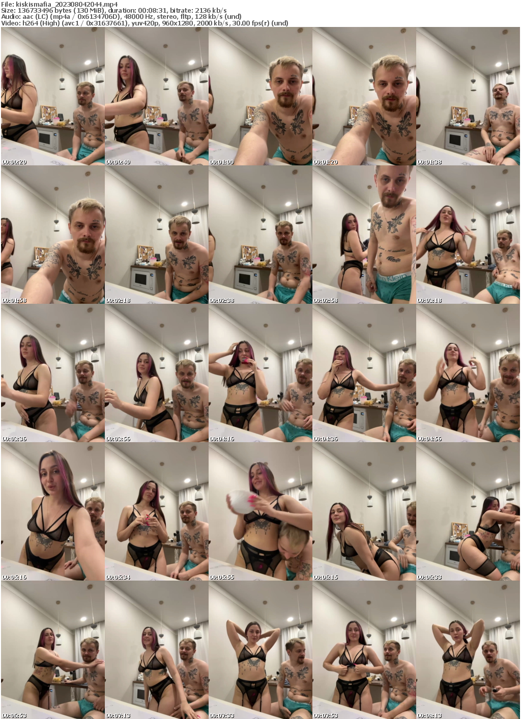 Preview thumb from kiskismafia on 2023-08-04 @ bongacams