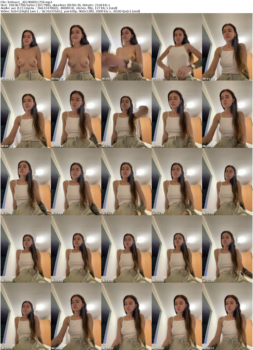 Preview thumb from kirlove1 on 2023-08-05 @ bongacams