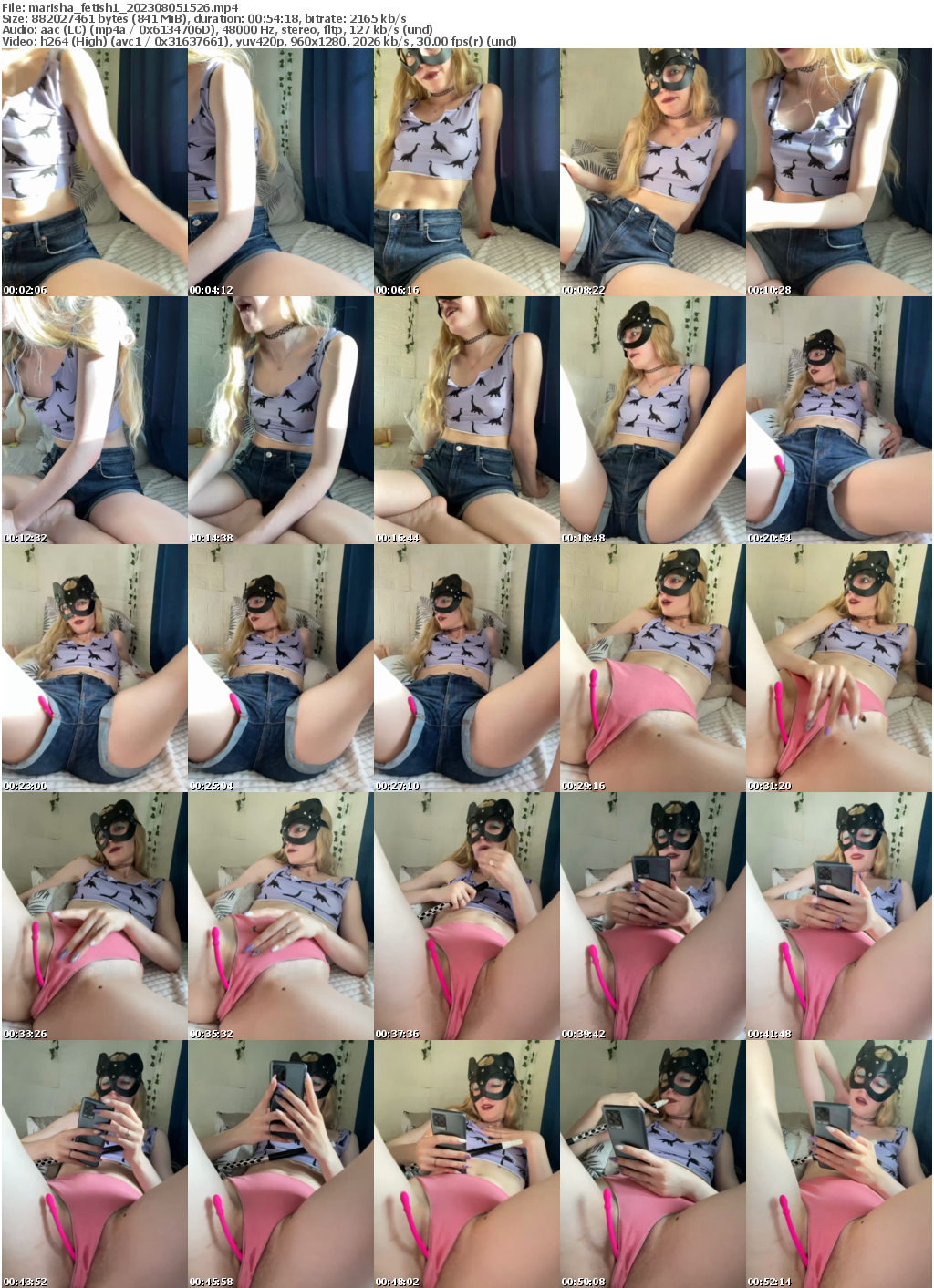 Preview thumb from marisha_fetish1 on 2023-08-05 @ bongacams