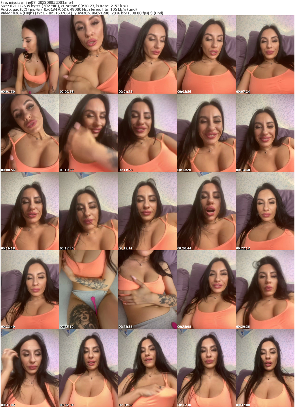 Preview thumb from missjasmine07 on 2023-08-05 @ bongacams