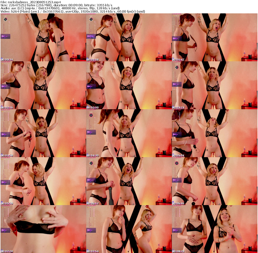 Preview thumb from rocksbabiess on 2023-08-05 @ bongacams