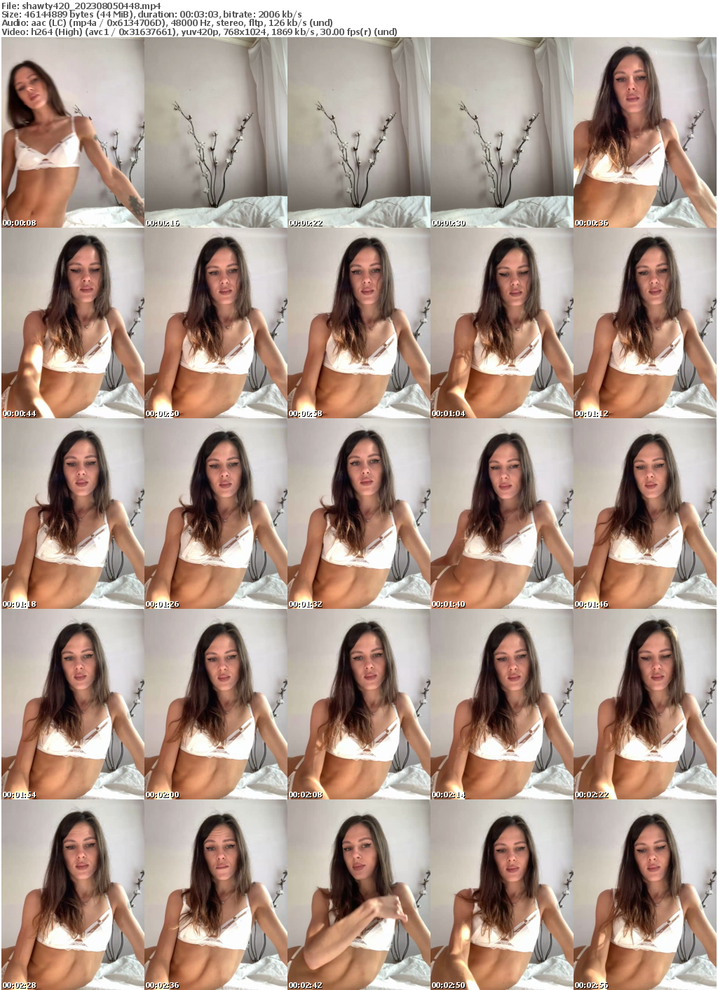 Preview thumb from shawty420 on 2023-08-05 @ bongacams