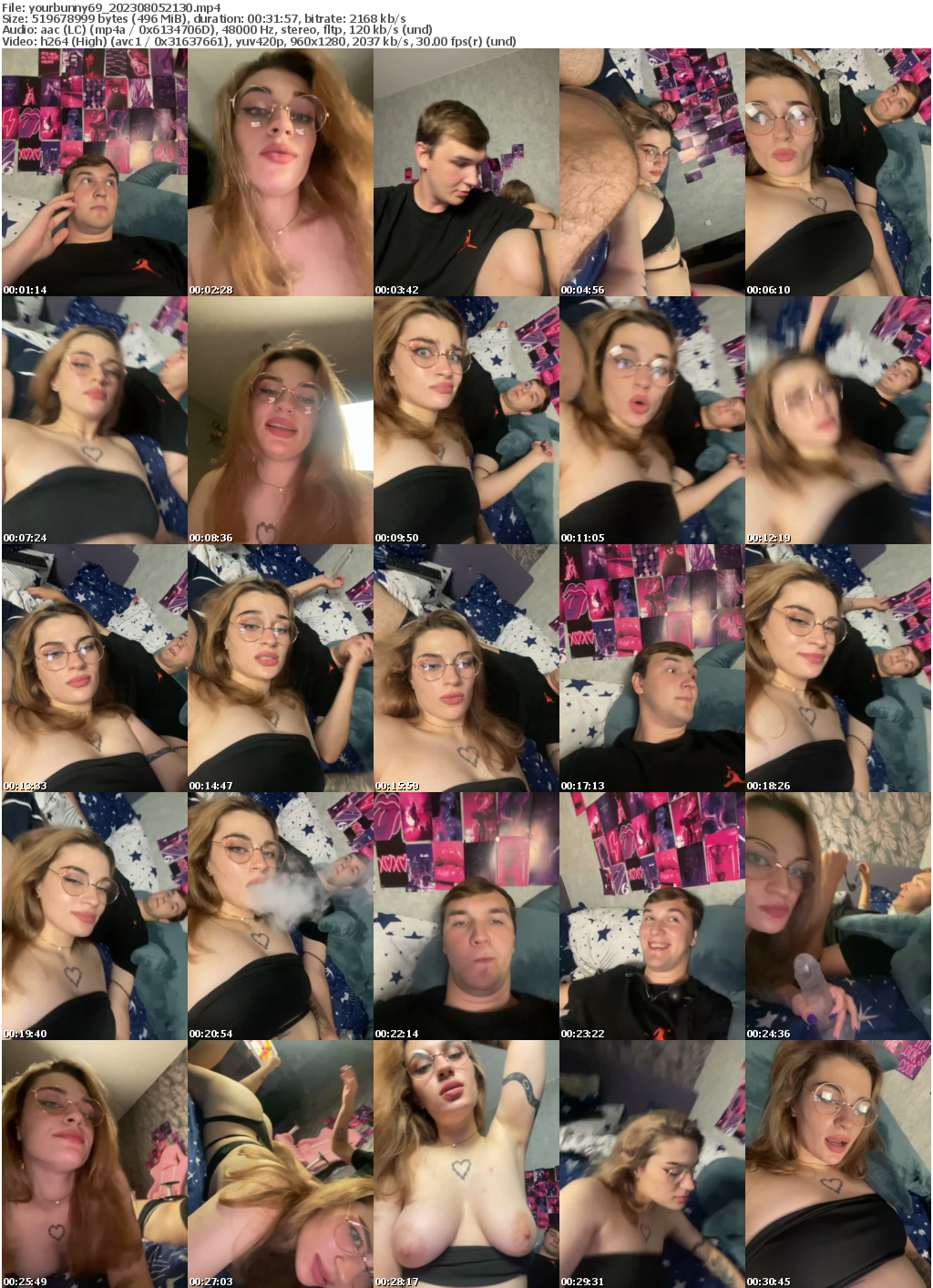 Preview thumb from yourbunny69 on 2023-08-05 @ bongacams