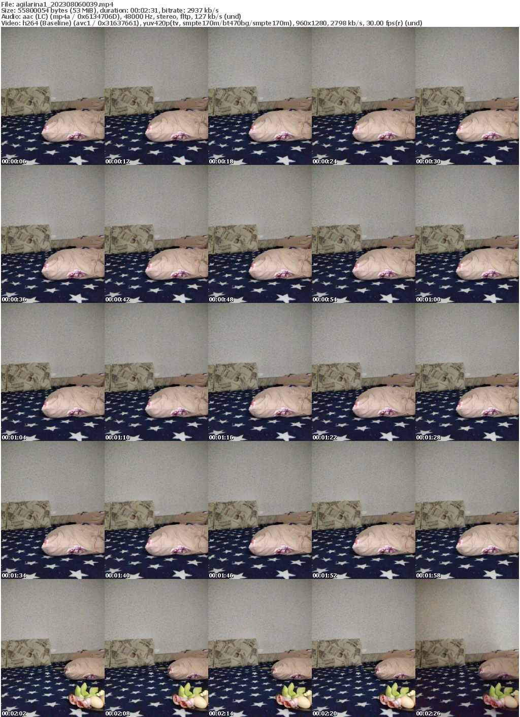 Preview thumb from agilarina1 on 2023-08-06 @ bongacams