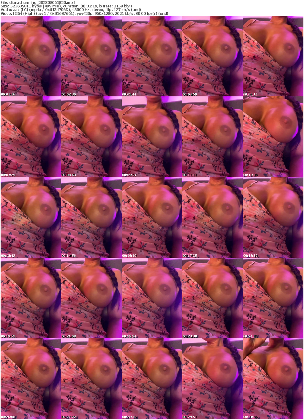 Preview thumb from dianacharming on 2023-08-06 @ bongacams