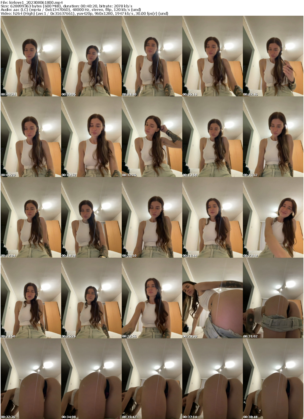 Preview thumb from kirlove1 on 2023-08-06 @ bongacams