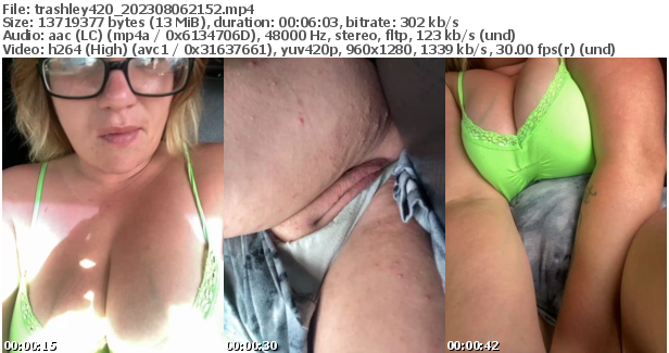 Preview thumb from trashley420 on 2023-08-06 @ bongacams