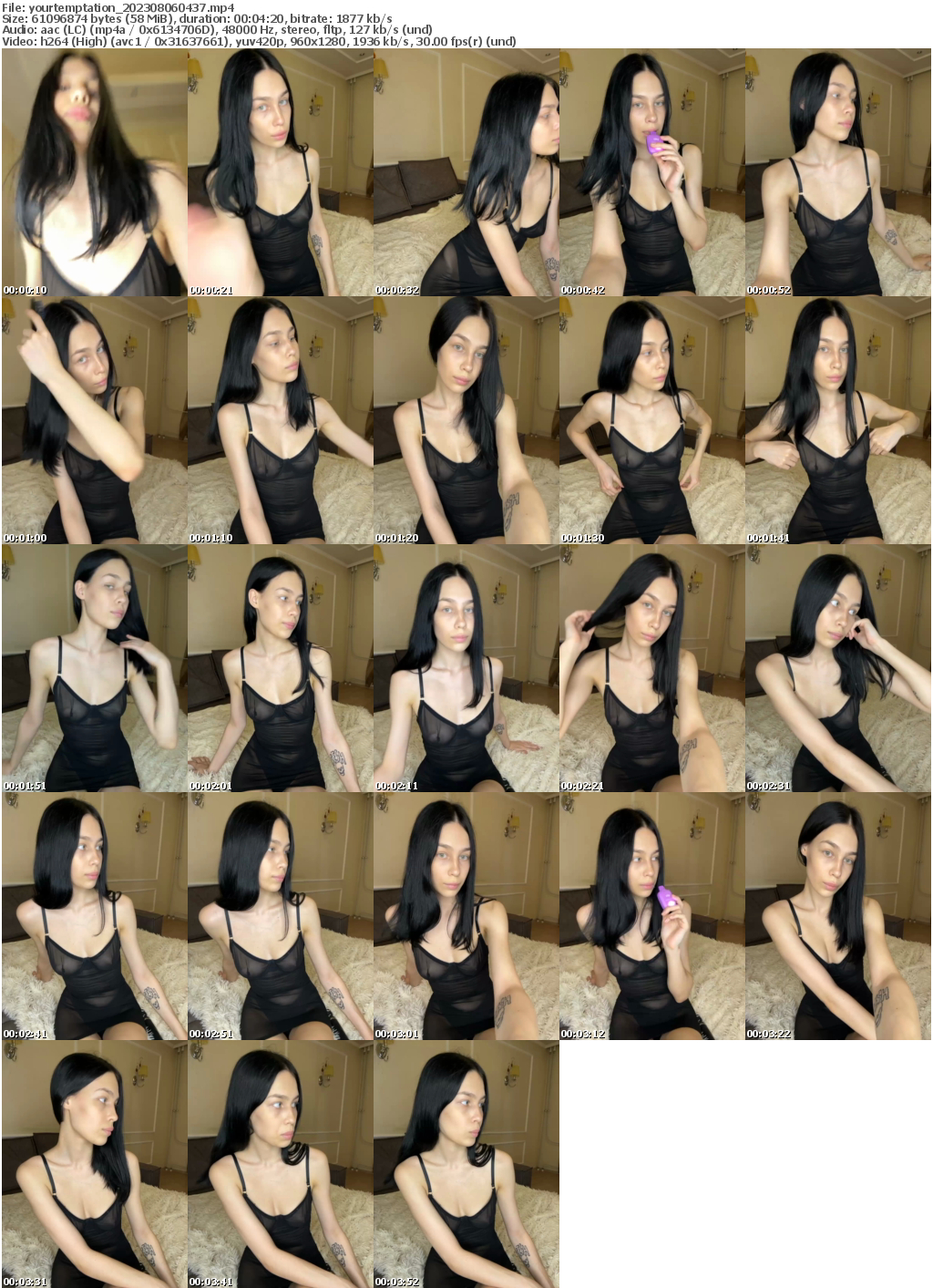 Preview thumb from yourtemptation on 2023-08-06 @ bongacams