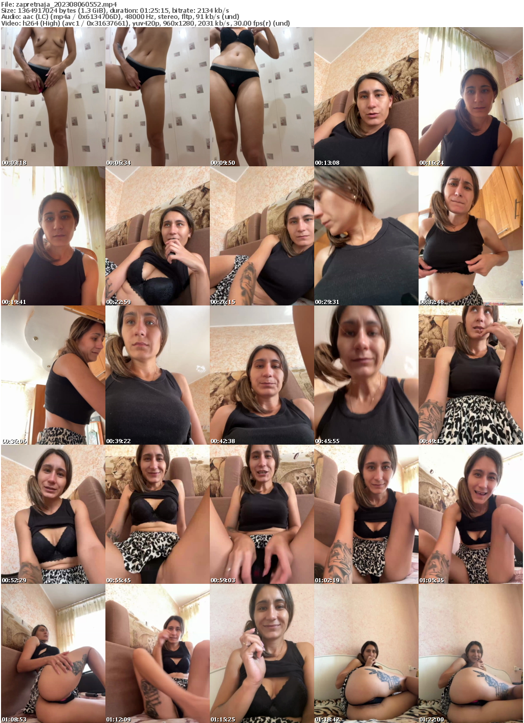 Preview thumb from zapretnaja on 2023-08-06 @ bongacams