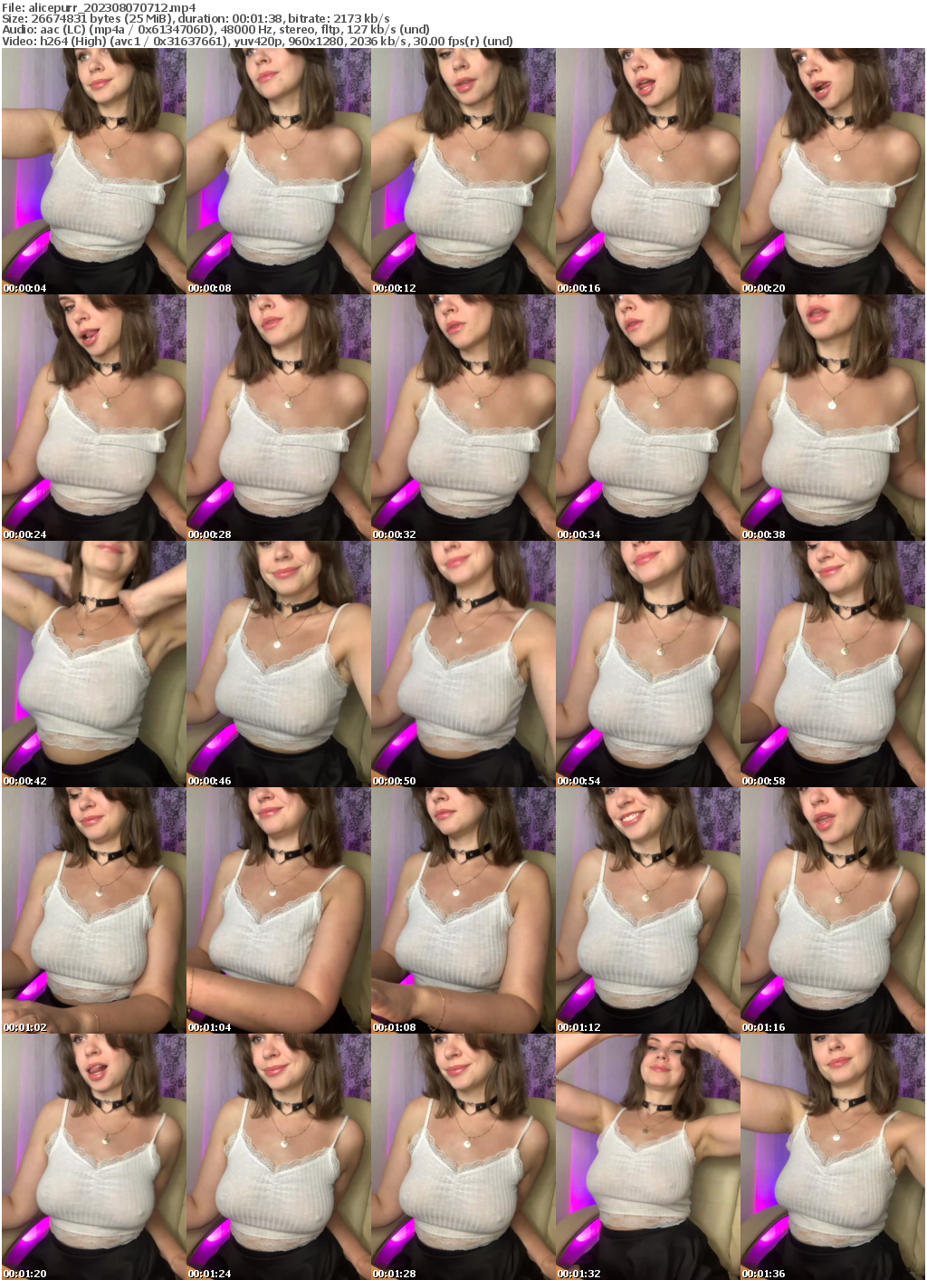 Preview thumb from alicepurr on 2023-08-07 @ bongacams