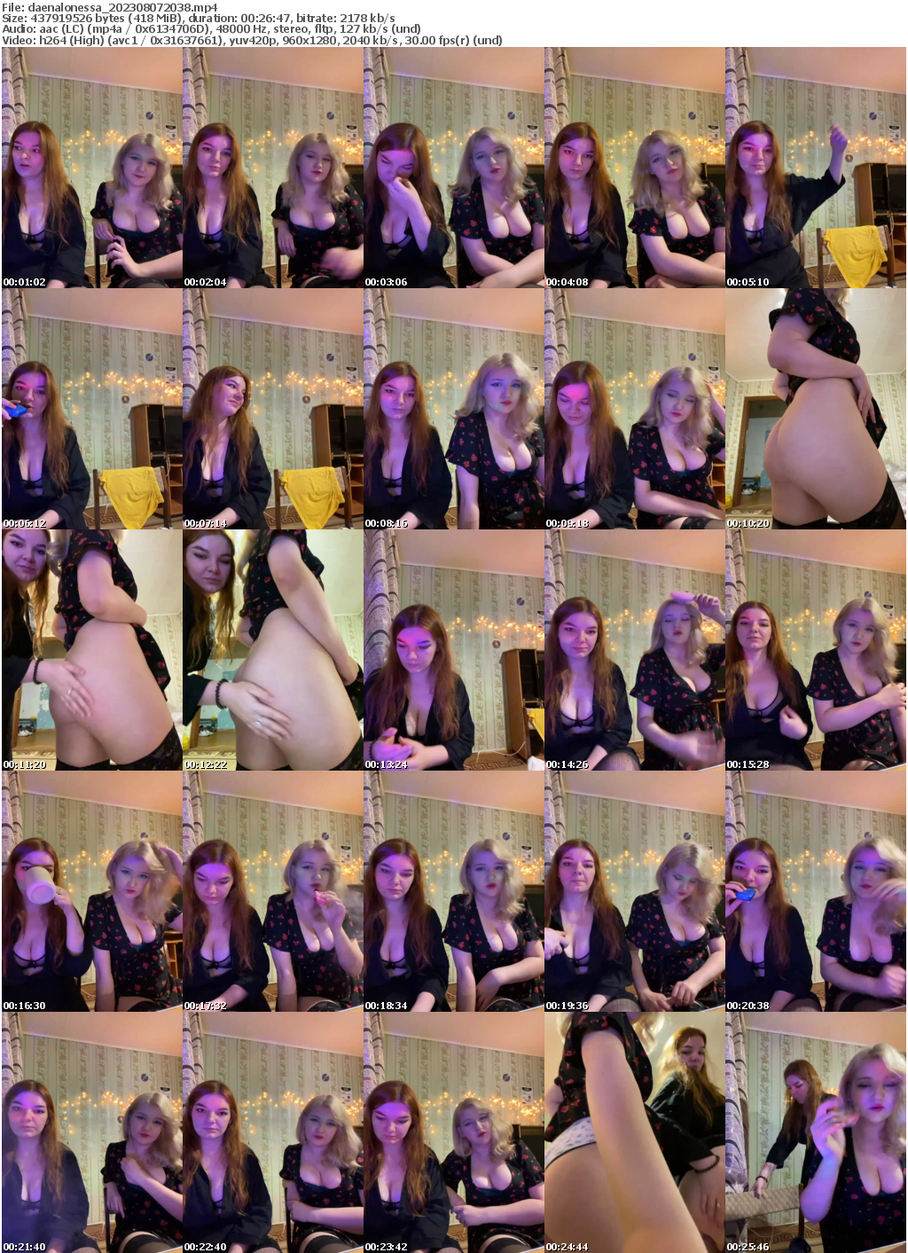 Preview thumb from daenalonessa on 2023-08-07 @ bongacams