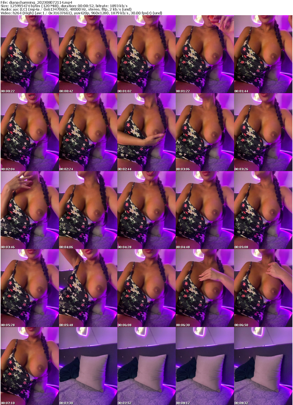 Preview thumb from dianacharming on 2023-08-07 @ bongacams