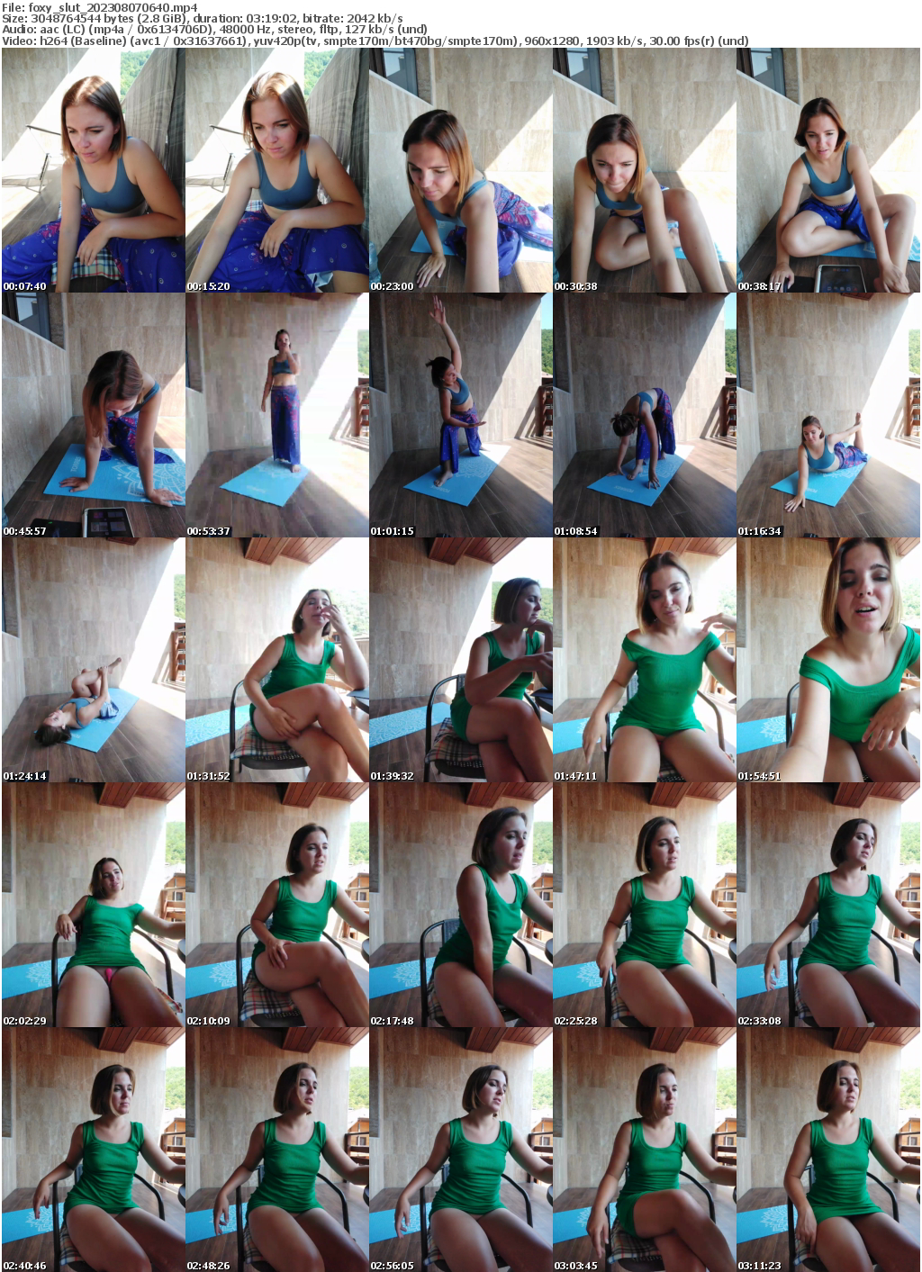 Preview thumb from foxy_slut on 2023-08-07 @ bongacams