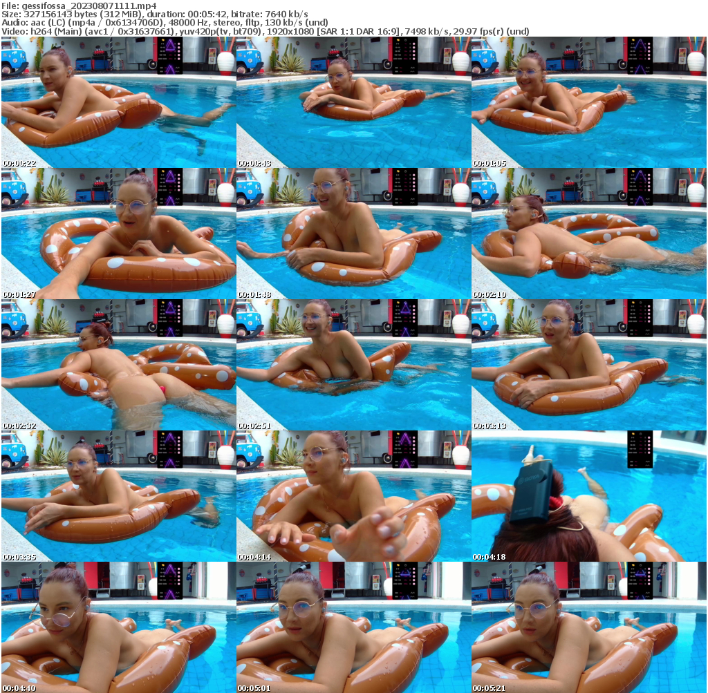 Preview thumb from gessifossa on 2023-08-07 @ bongacams