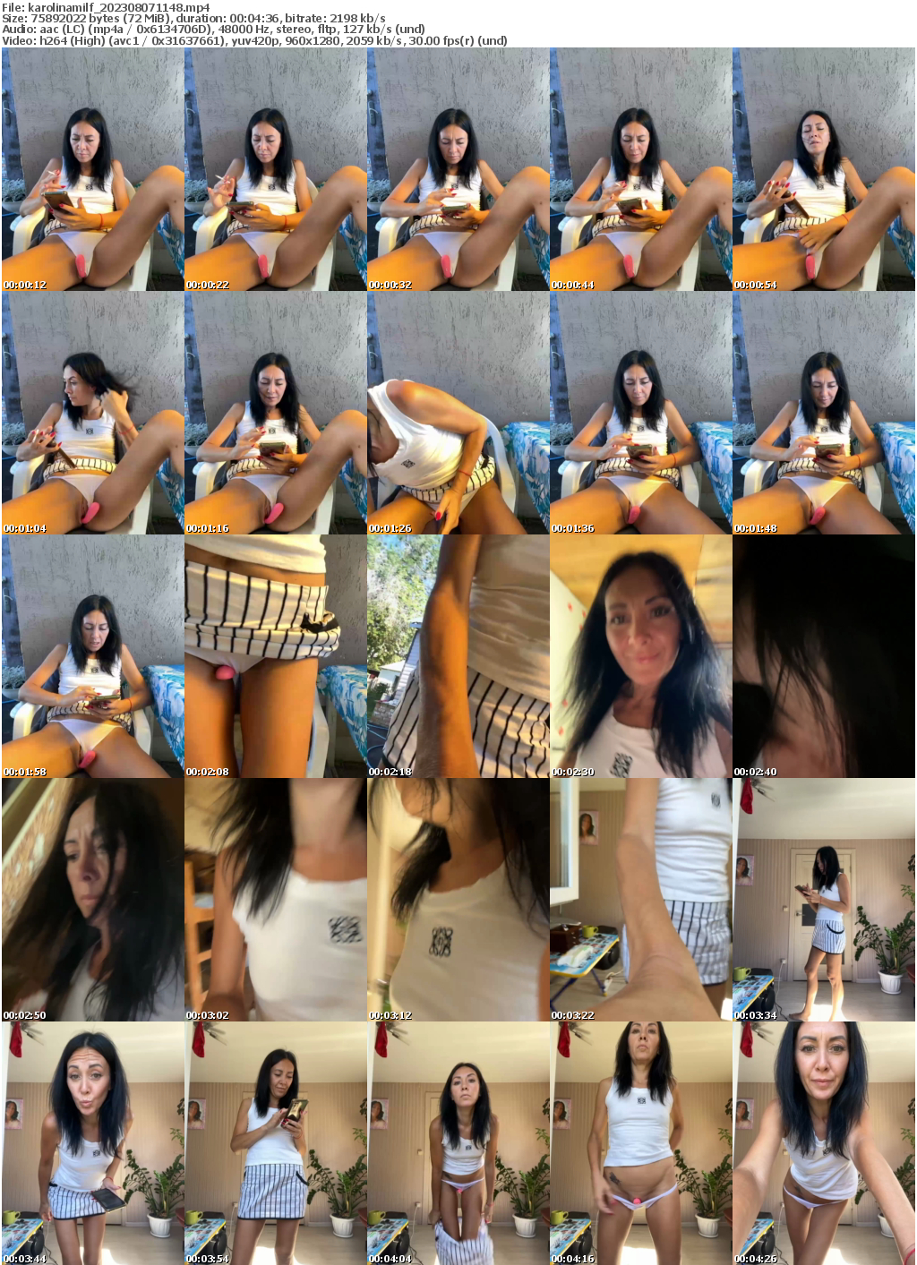 Preview thumb from karolinamilf on 2023-08-07 @ bongacams