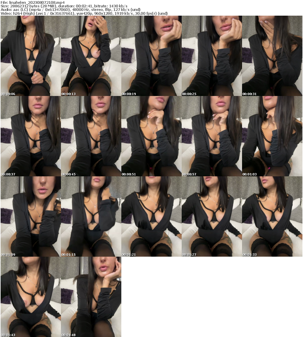 Preview thumb from linahelen on 2023-08-07 @ bongacams