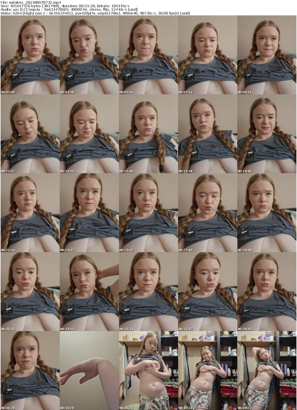 Preview thumb from milokris on 2023-08-07 @ bongacams