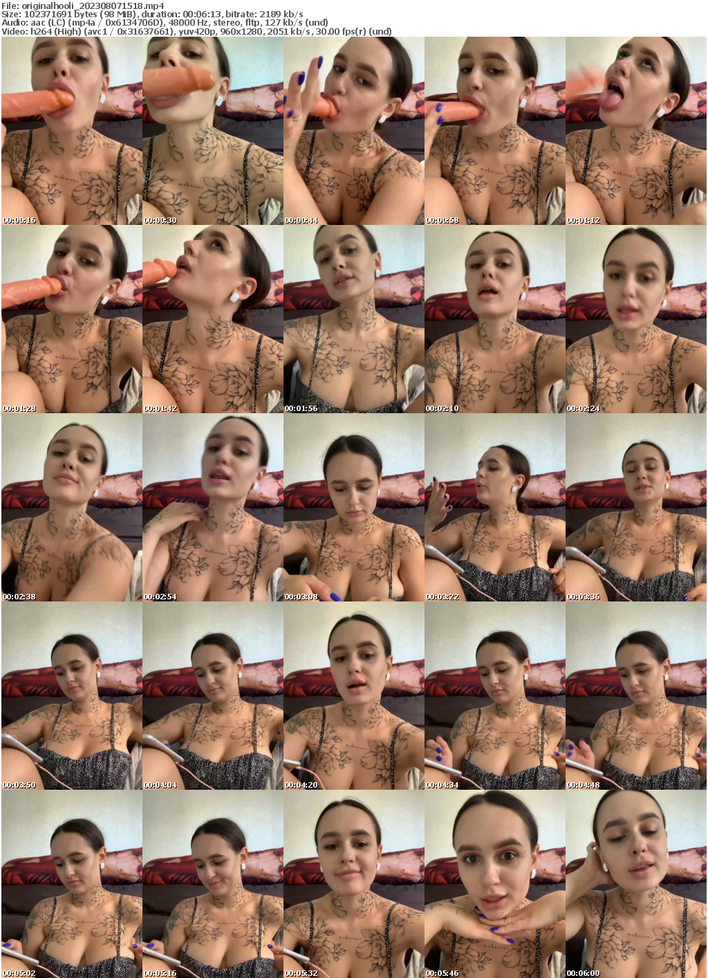 Preview thumb from originalhooli on 2023-08-07 @ bongacams