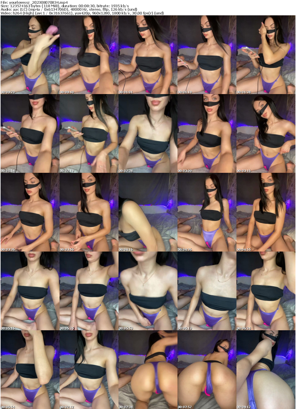 Preview thumb from yourlovessz on 2023-08-07 @ bongacams