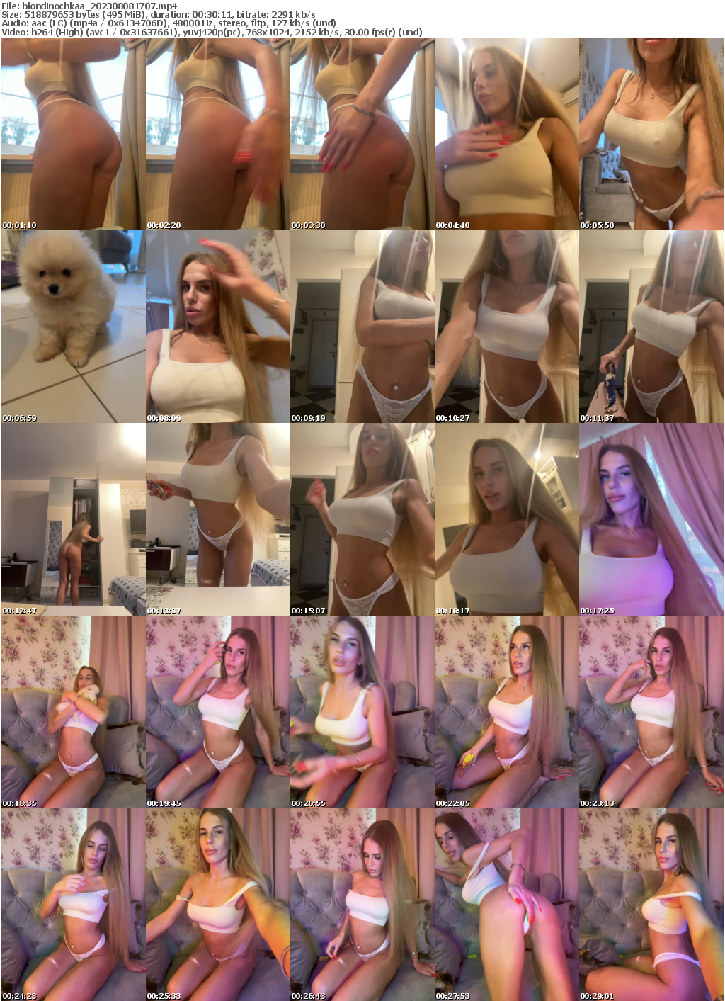 Preview thumb from blondinochkaa on 2023-08-08 @ bongacams