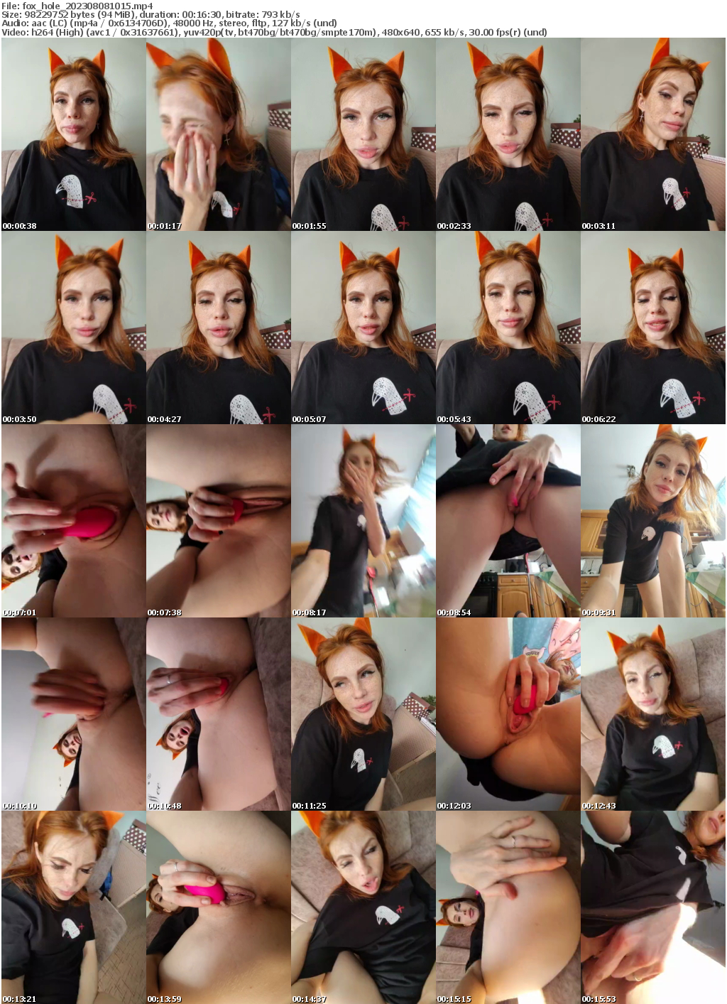 Preview thumb from fox_hole on 2023-08-08 @ bongacams