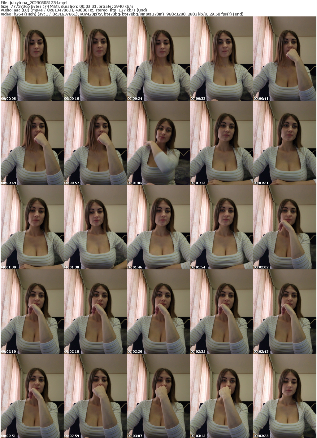 Preview thumb from juicyirina on 2023-08-08 @ bongacams