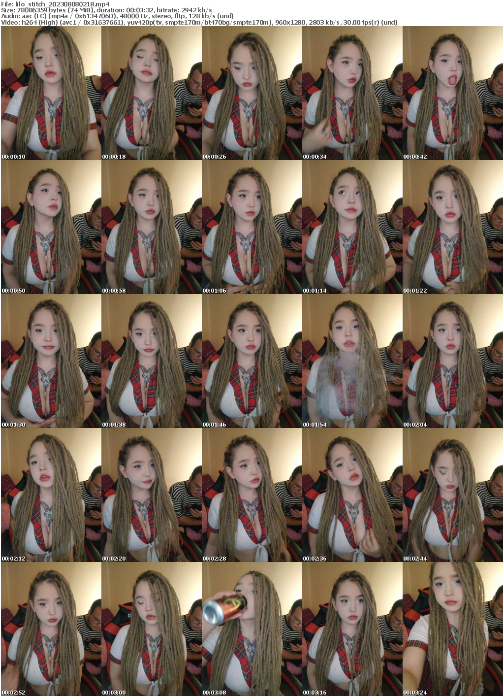 Preview thumb from lilo_stitch on 2023-08-08 @ bongacams