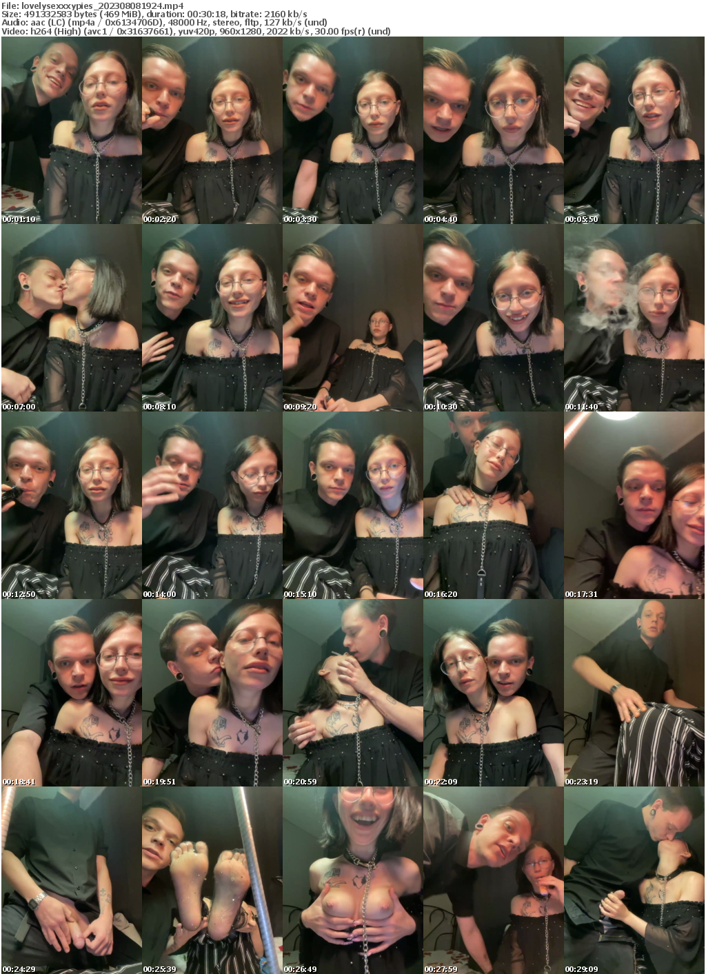 Preview thumb from lovelysexxxypies on 2023-08-08 @ bongacams