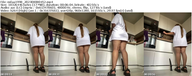 Preview thumb from milaa1998 on 2023-08-08 @ bongacams