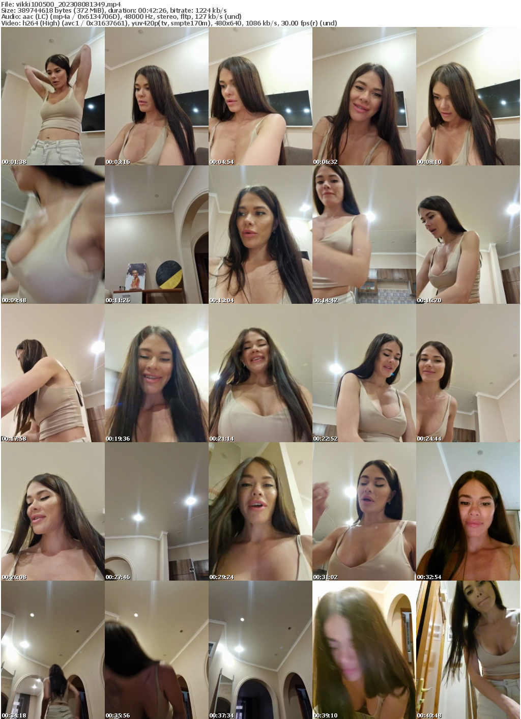 Preview thumb from vikki100500 on 2023-08-08 @ bongacams