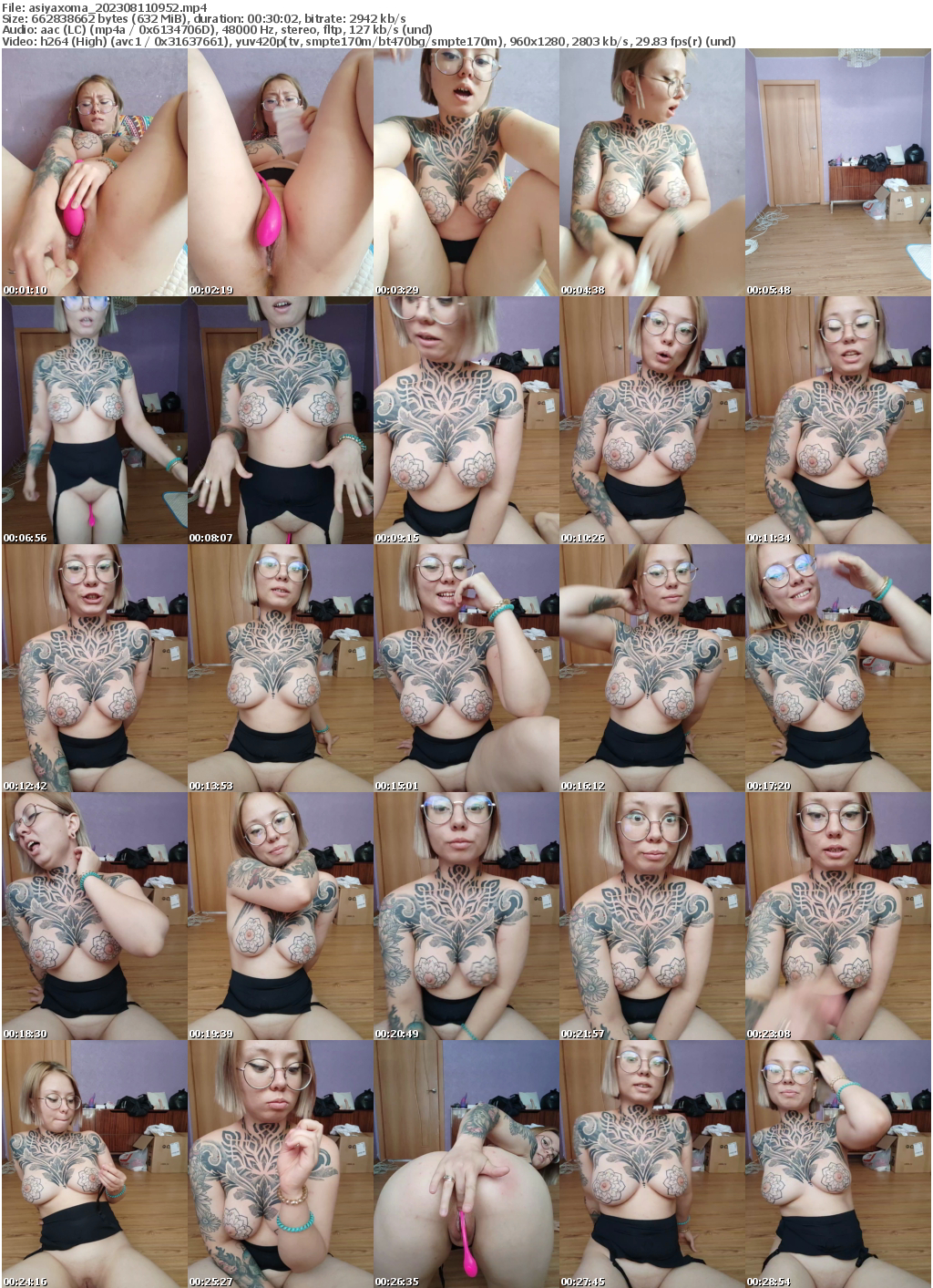 Preview thumb from asiyaxoma on 2023-08-11 @ bongacams