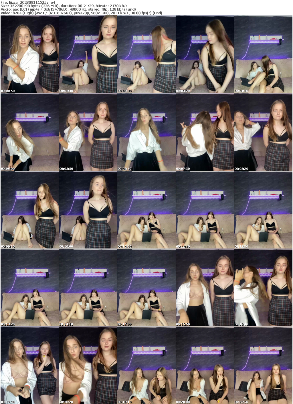 Preview thumb from liizza on 2023-08-11 @ bongacams