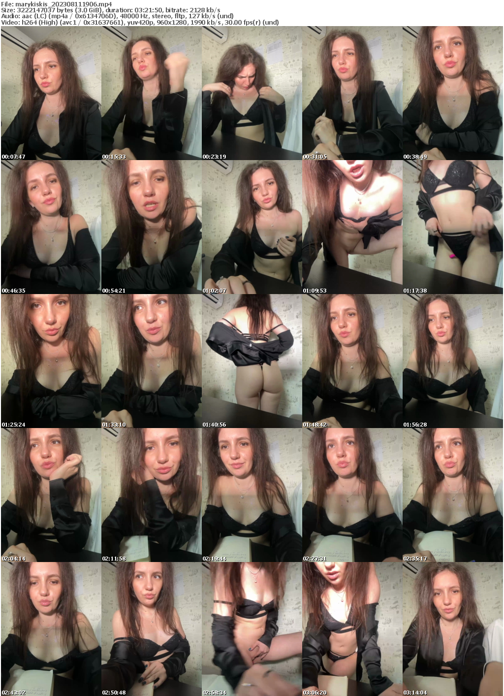 Preview thumb from marykiskis on 2023-08-11 @ bongacams