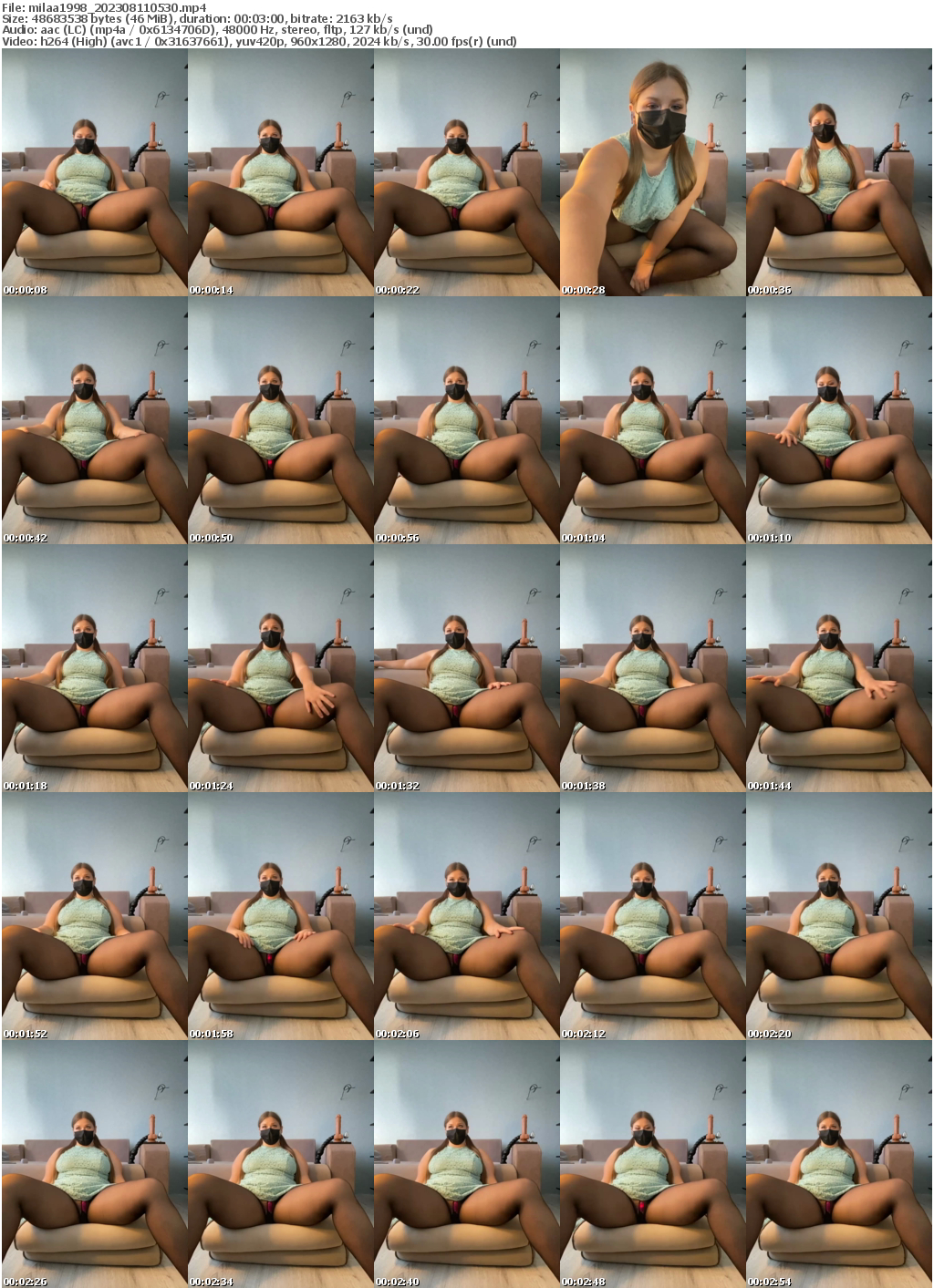 Preview thumb from milaa1998 on 2023-08-11 @ bongacams