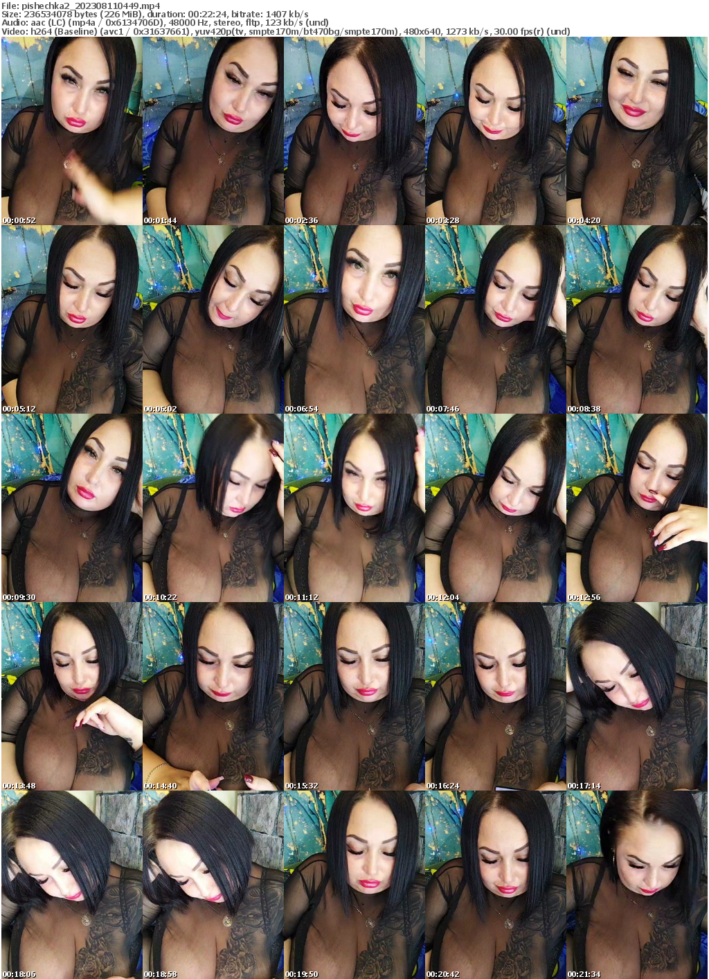 Preview thumb from pishechka2 on 2023-08-11 @ bongacams