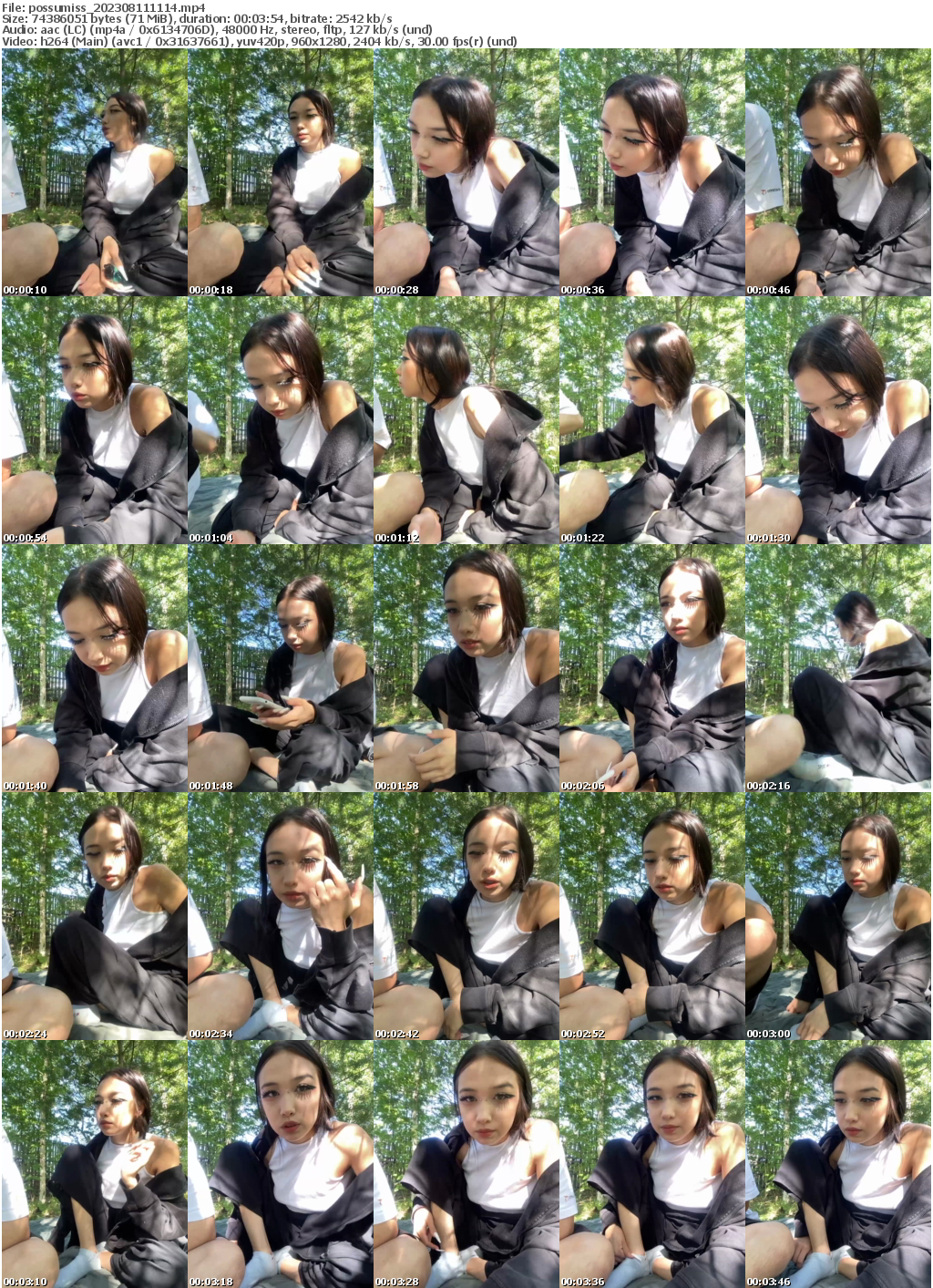 Preview thumb from possumiss on 2023-08-11 @ bongacams