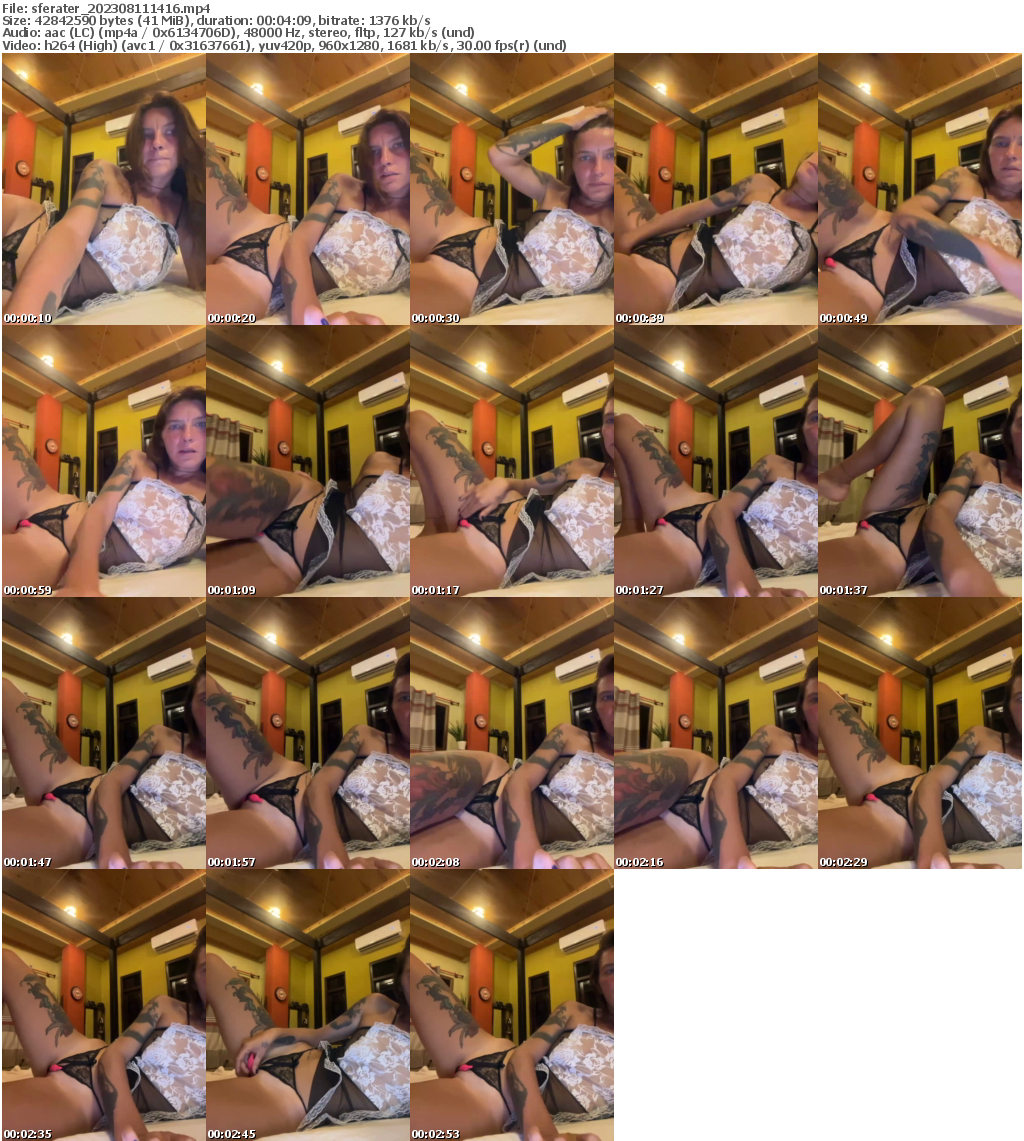 Preview thumb from sferater on 2023-08-11 @ bongacams