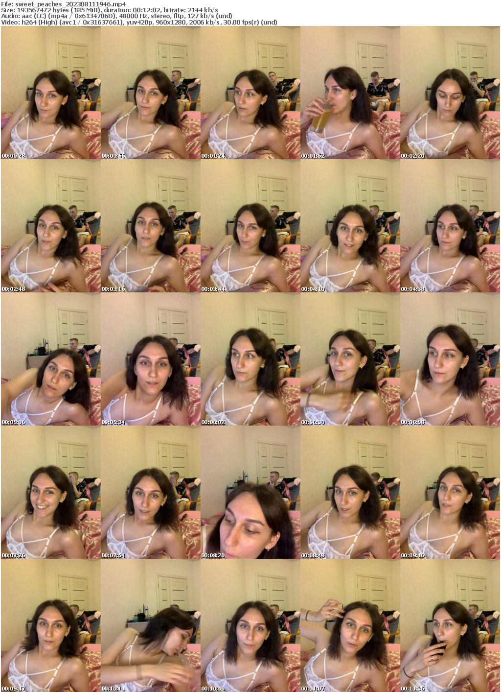 Preview thumb from sweet_peaches on 2023-08-11 @ bongacams