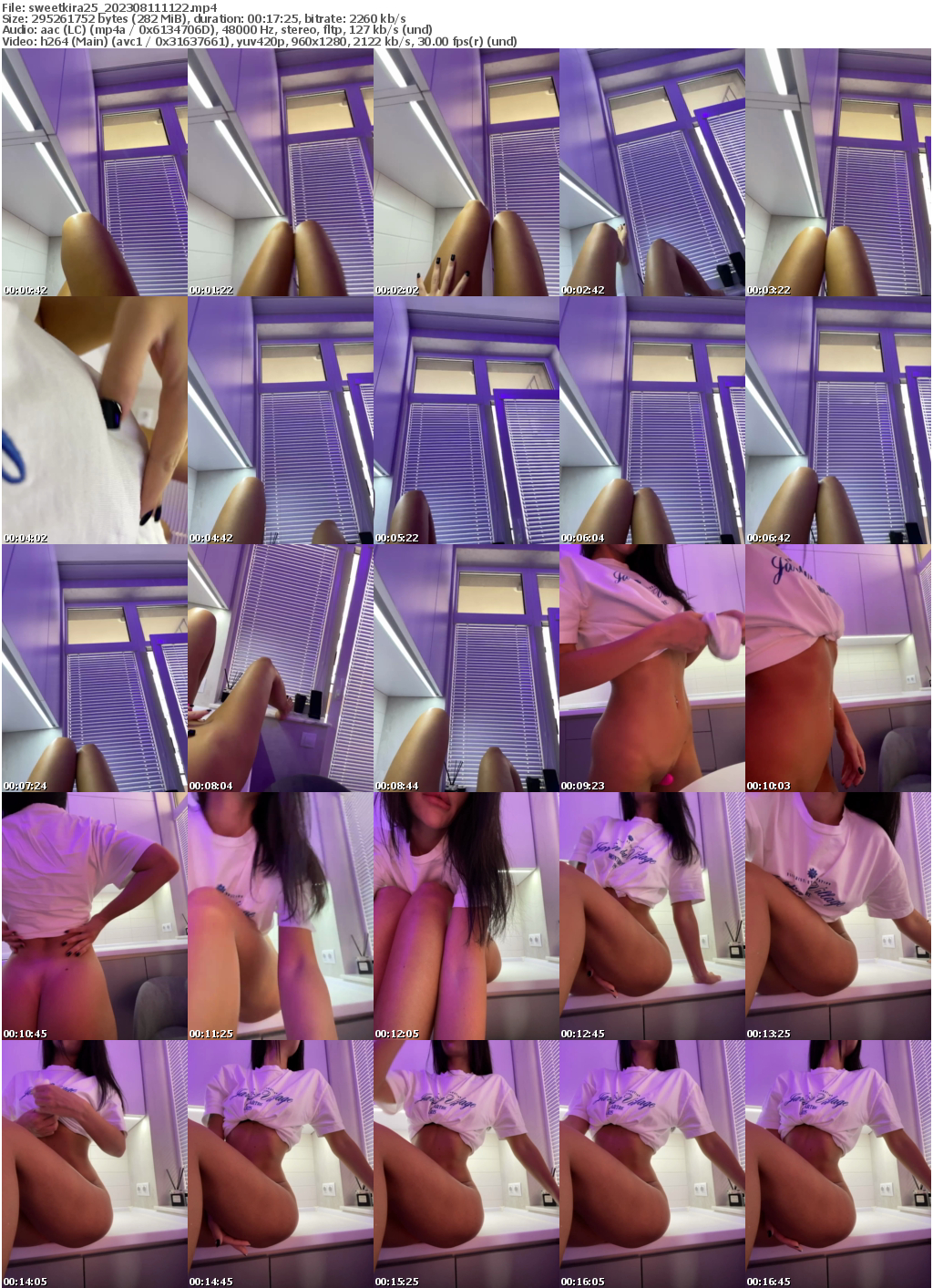 Preview thumb from sweetkira25 on 2023-08-11 @ bongacams