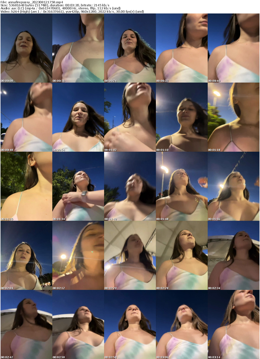 Preview thumb from annafirepussy on 2023-08-12 @ bongacams