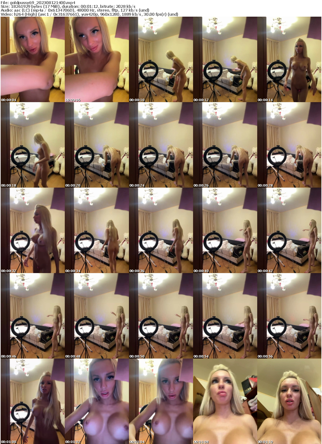 Preview thumb from goldpussy69 on 2023-08-12 @ bongacams