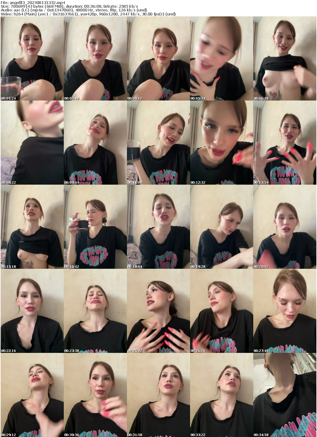 Preview thumb from angelll3 on 2023-08-13 @ bongacams