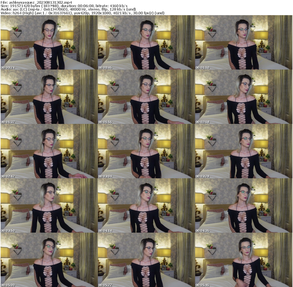 Preview thumb from ashleyvasquez on 2023-08-13 @ bongacams