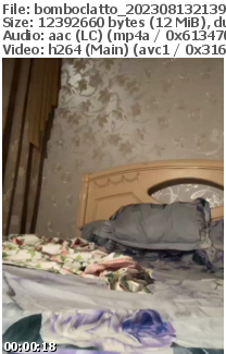 Preview thumb from bomboclatto on 2023-08-13 @ bongacams