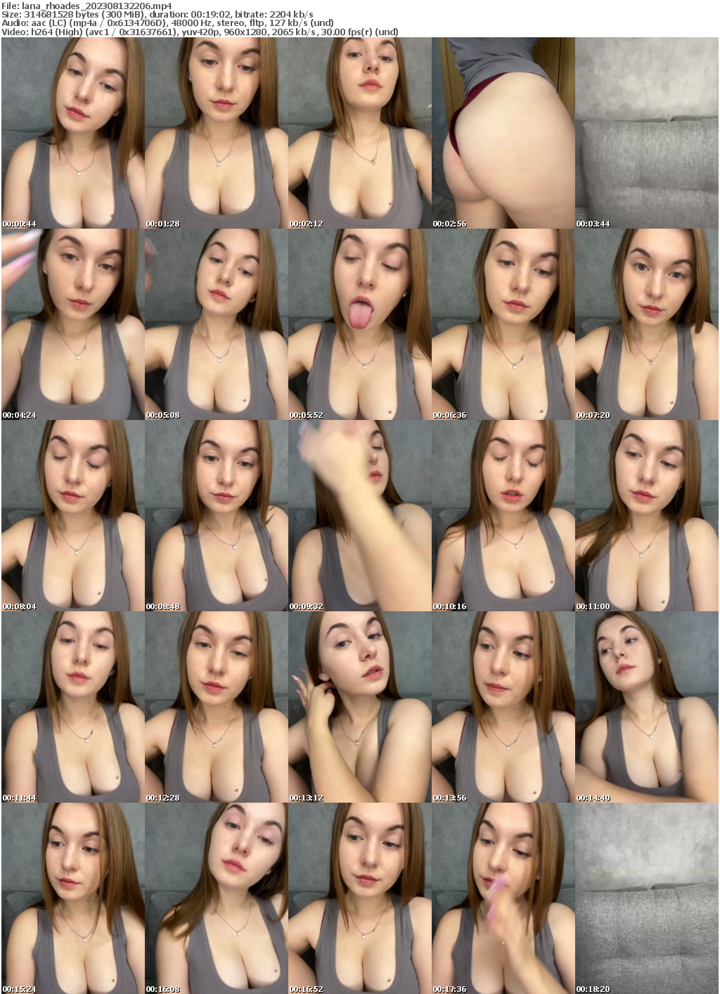 Preview thumb from lana_rhoades on 2023-08-13 @ bongacams